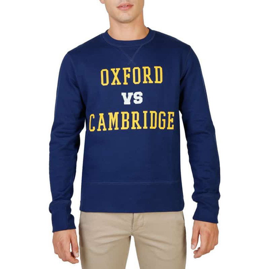 Picture of Oxford University-OXFORD-FLEECE-CREWNECK Blue